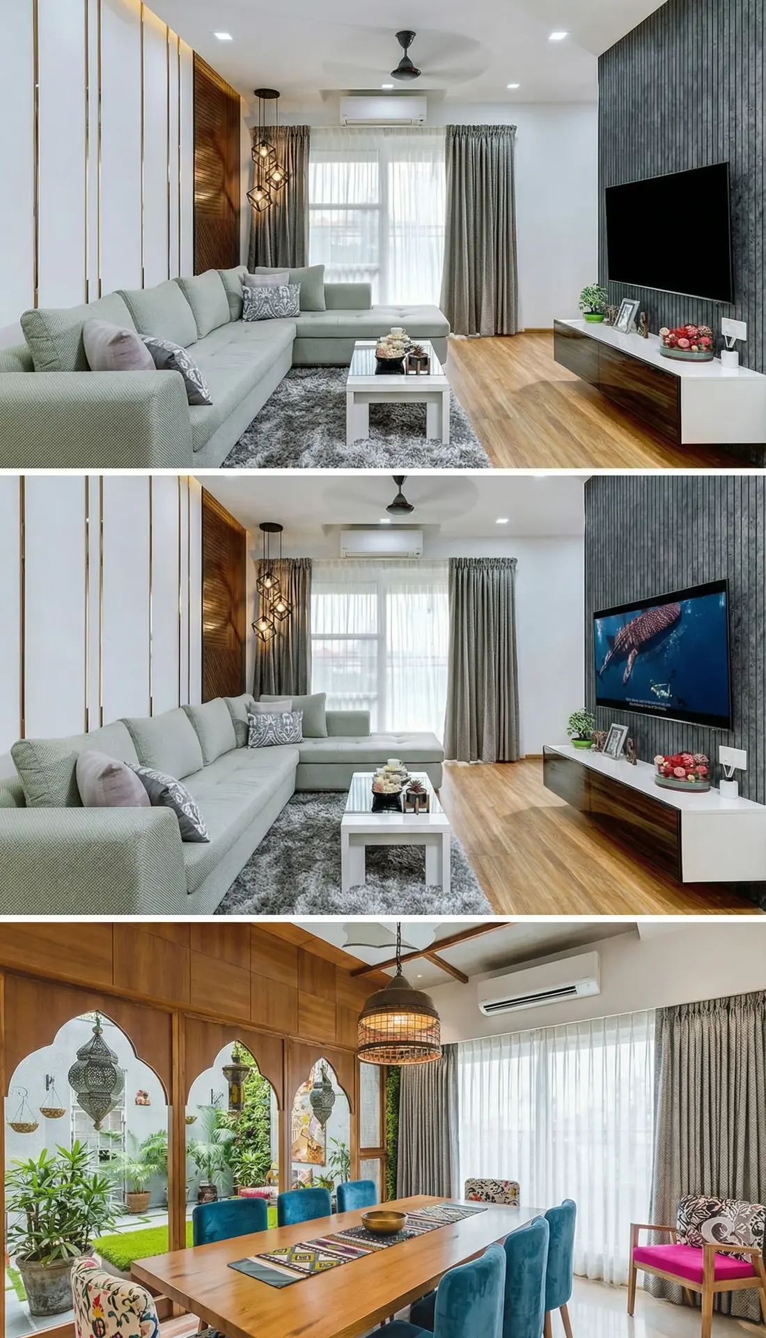 Whole-home collage for concept planning